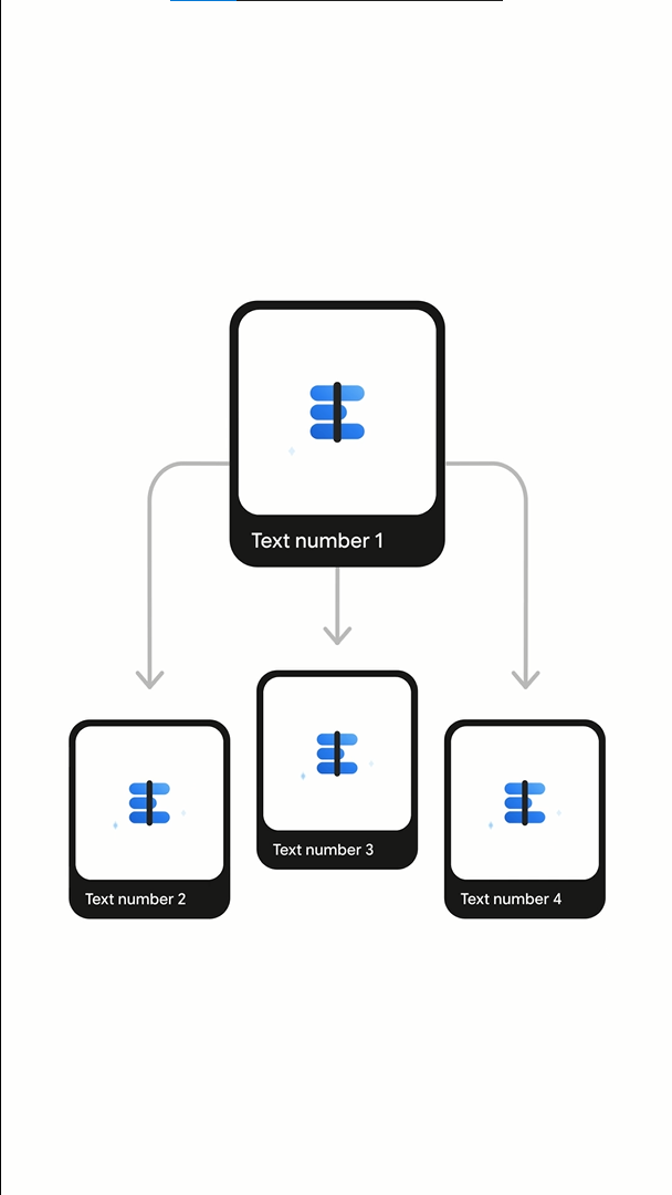 Card Tree Branch Layout